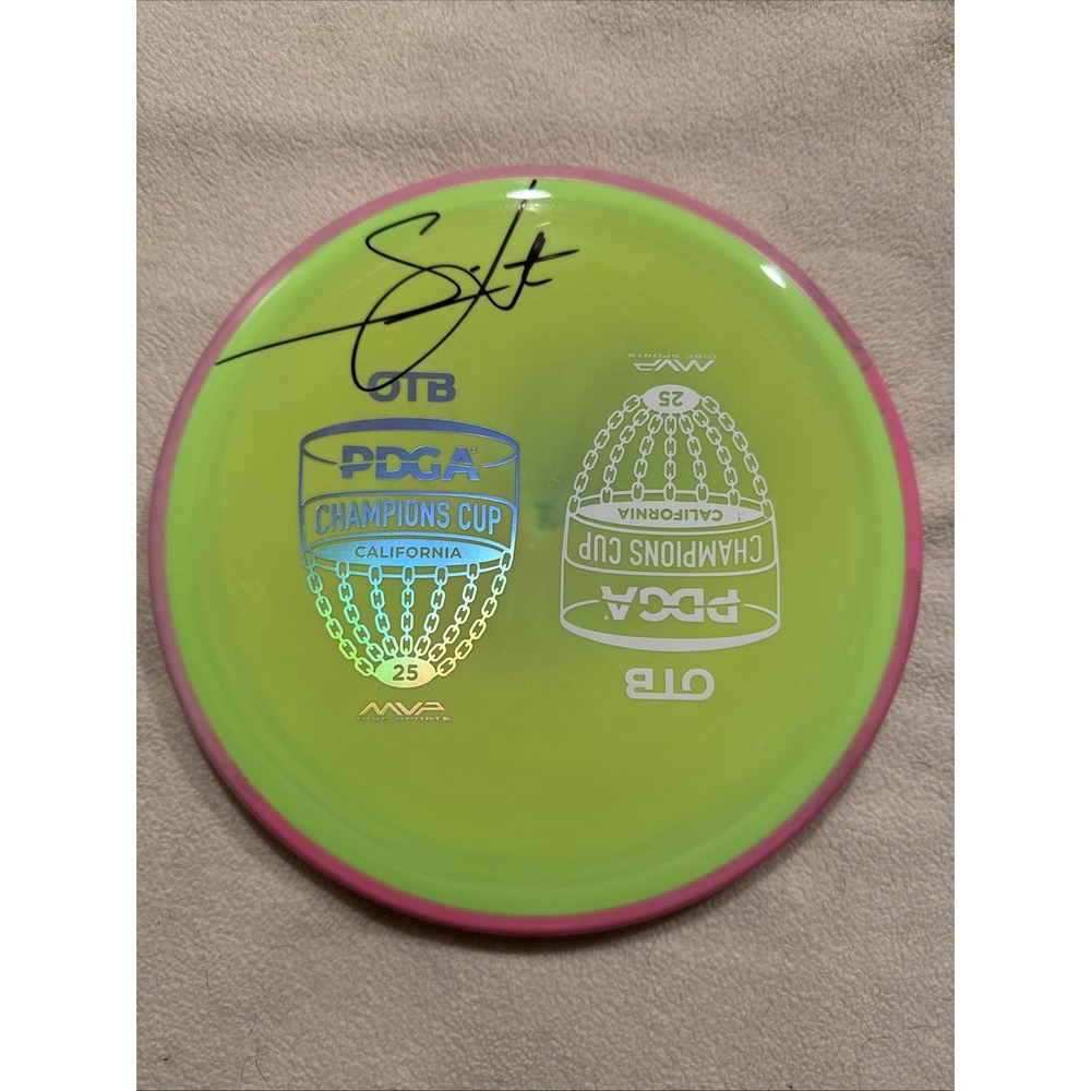 Axiom Neutron Prototype Balance Simon Lizotte Autographed Disc Golf Midrange
